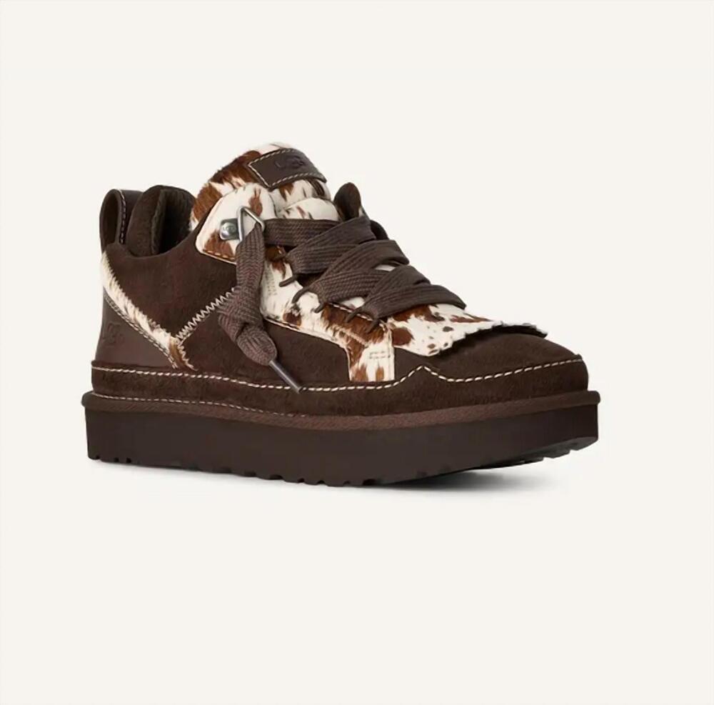 NEW UGG women's lowmel western shoes in burnt cedar